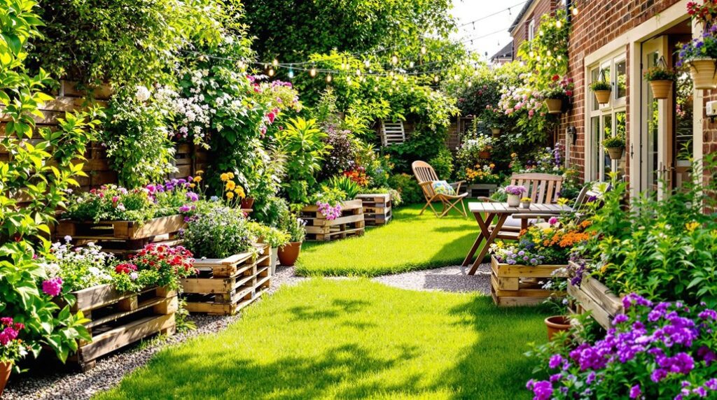 affordable outdoor garden transformation
