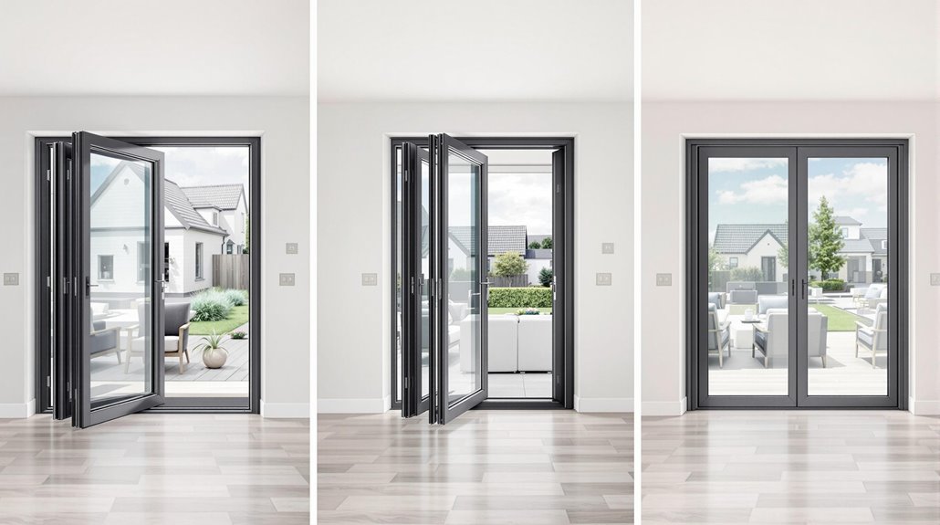 bifold door panel configurations