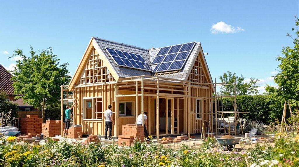 budget friendly eco house construction