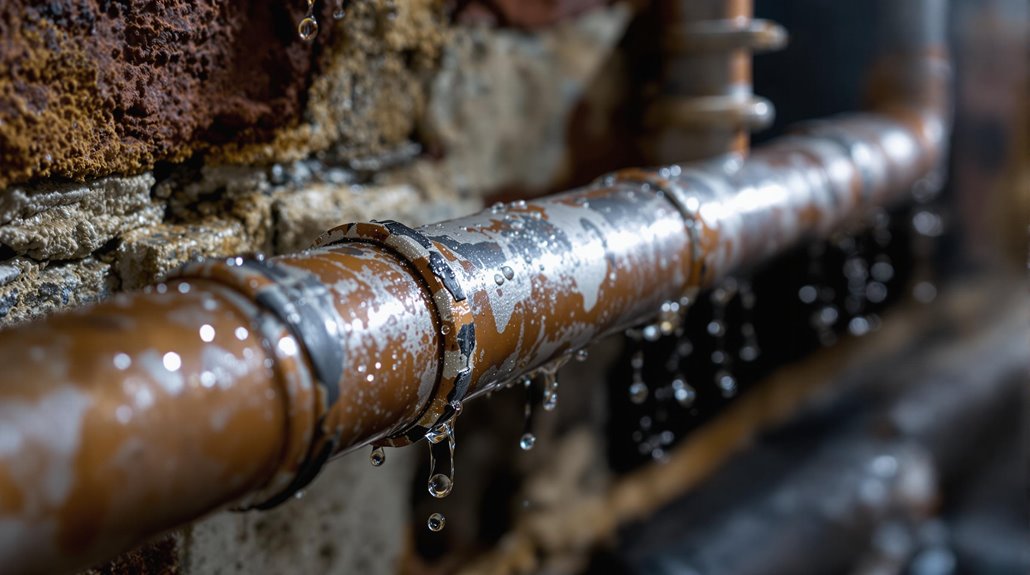 cold pipes cause condensation