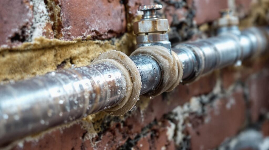 cold water pipe condensation