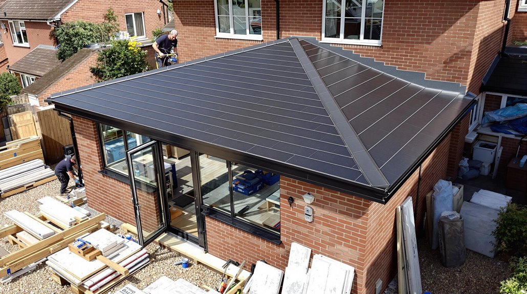 conservatory roof material costs