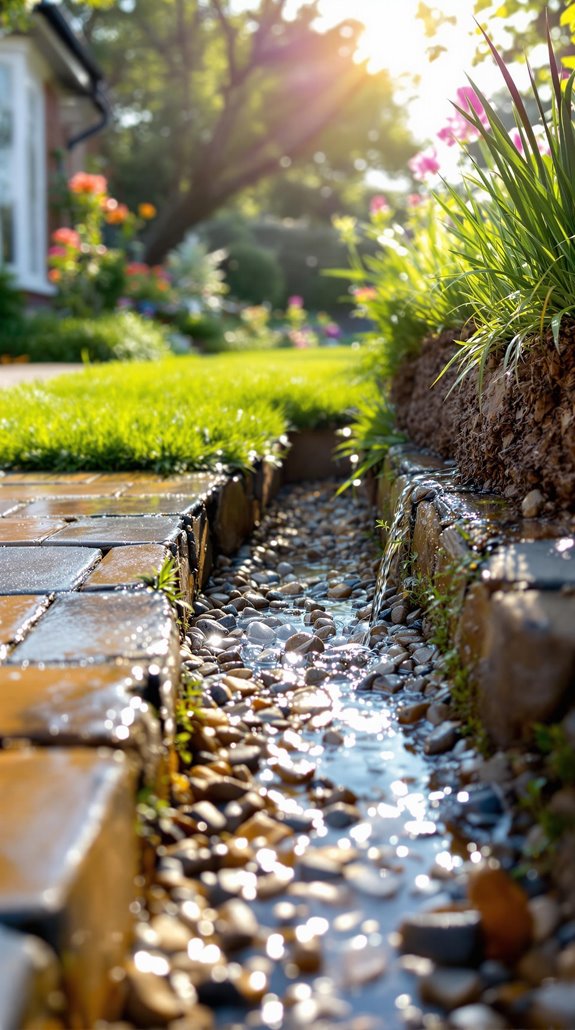 driveway soakaway prevents flooding
