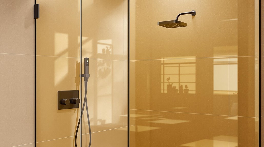 earthy toned tinted glass