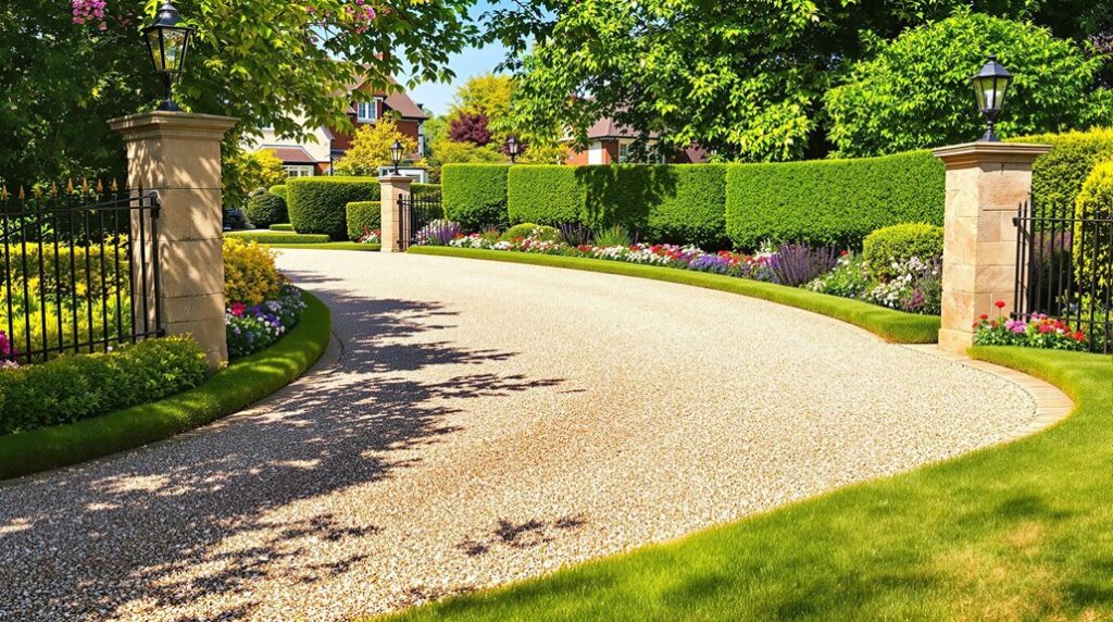 enhance driveway boundary appeal