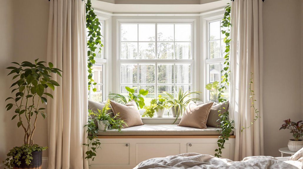 fresh natural bedroom atmosphere