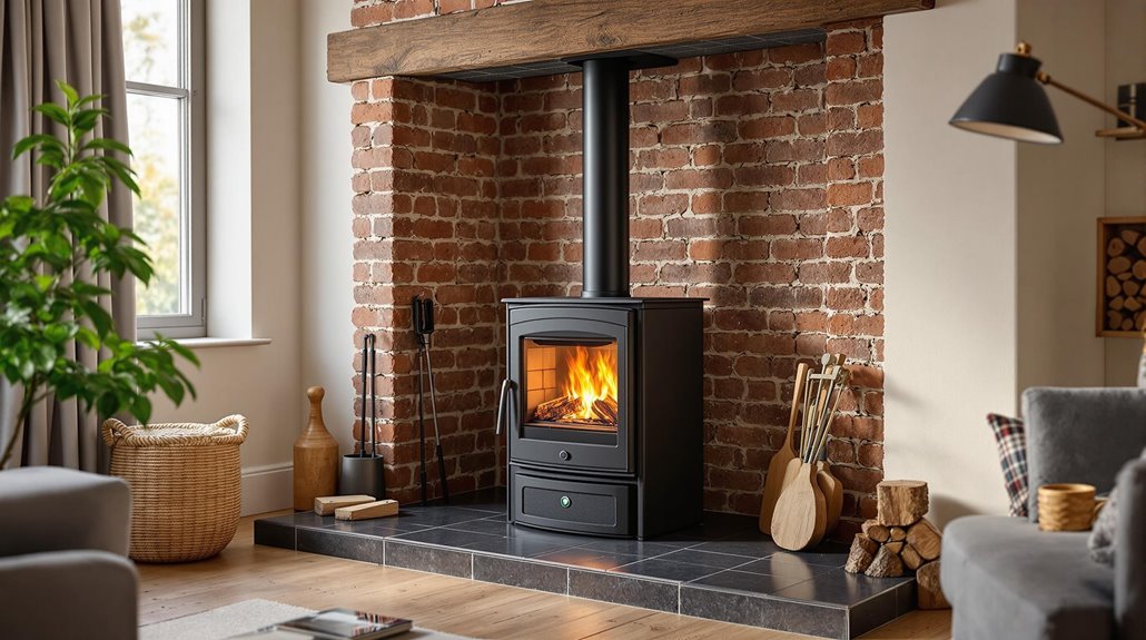 gas to wood stove costs