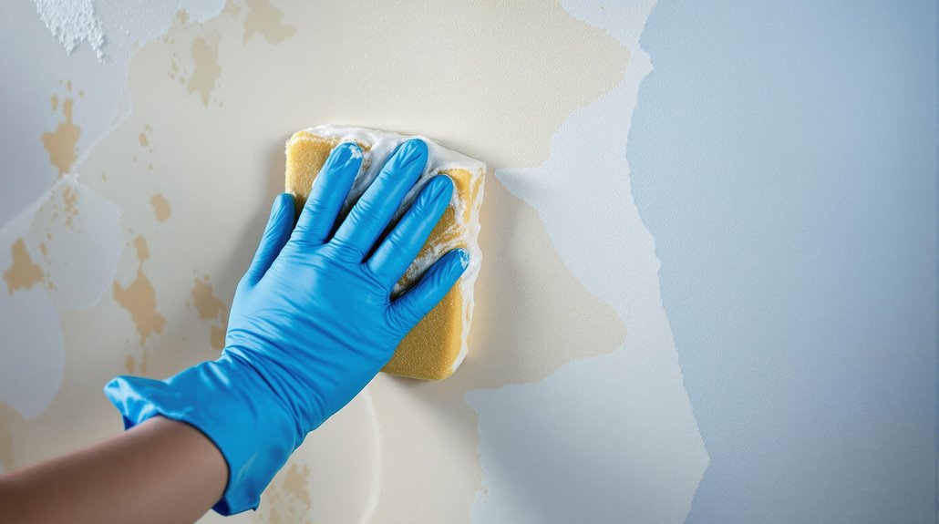 greasy wall painting preparation