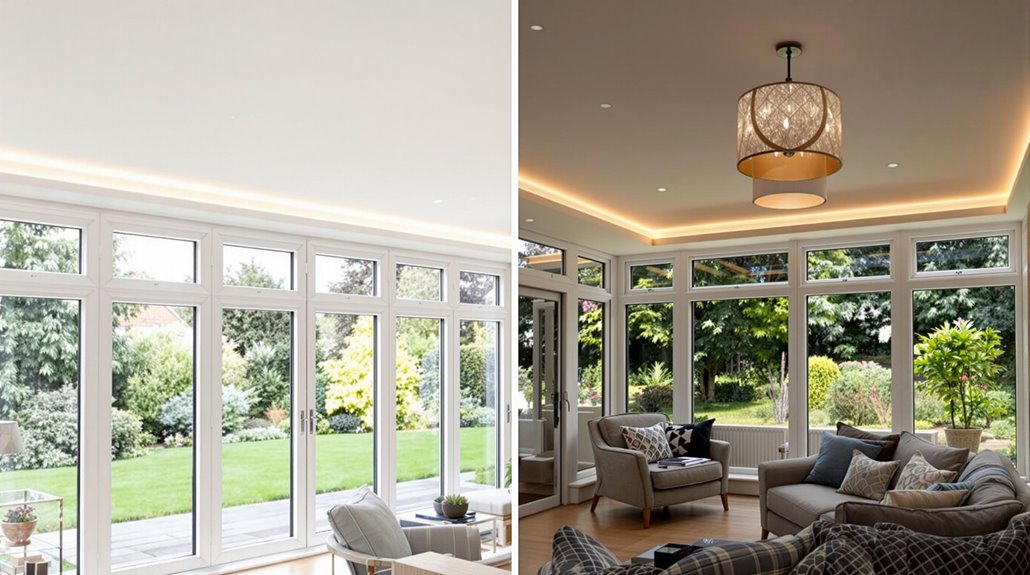 layered lighting for ambiance
