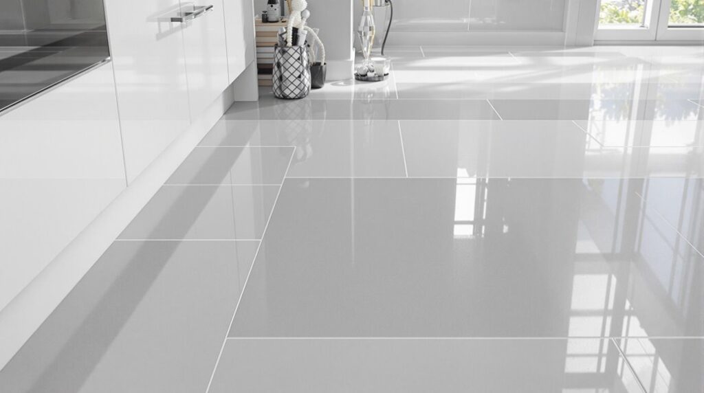lino installation over tiles