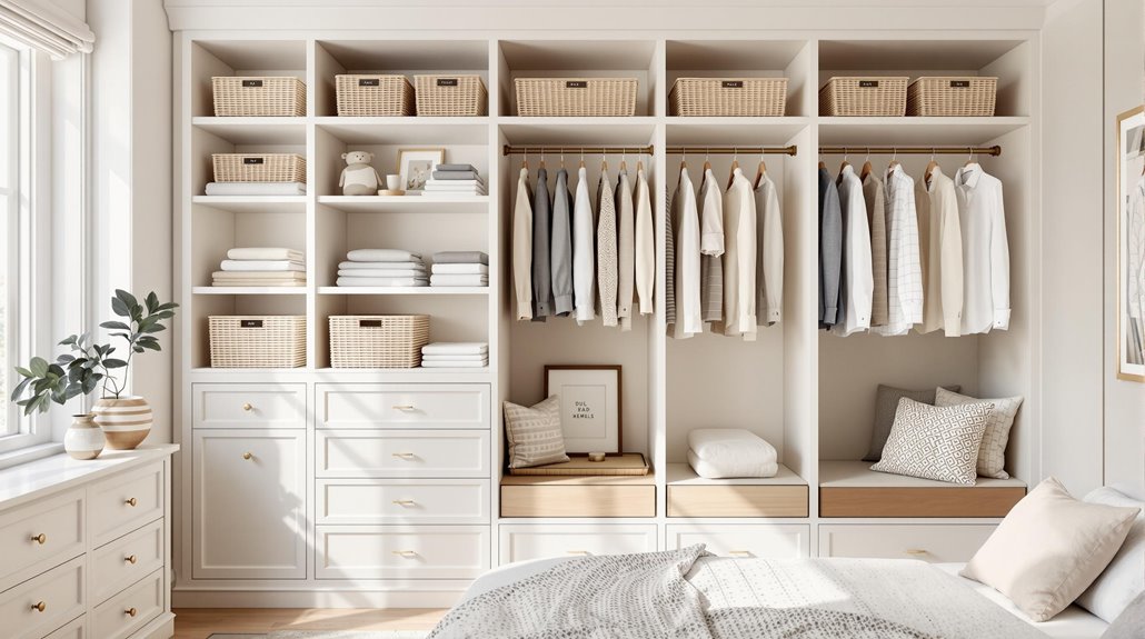 maximize bedroom storage efficiency