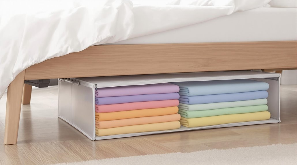 maximize under bed storage efficiency