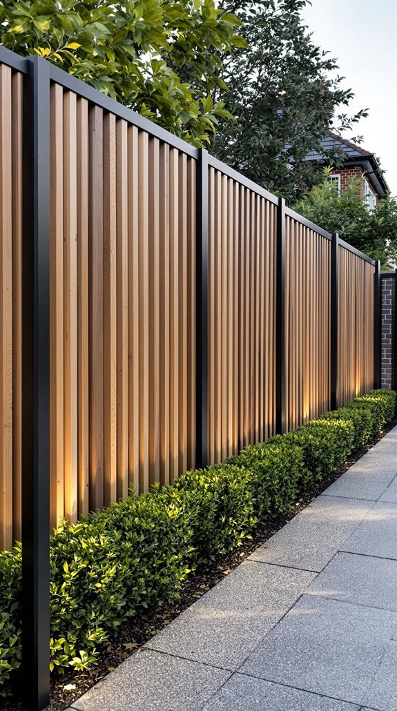 modern boundary material options
