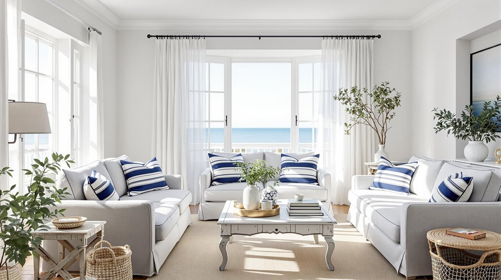 navy blue coastal foundation