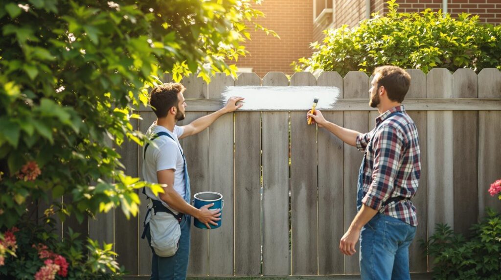 neighbour fence painting laws