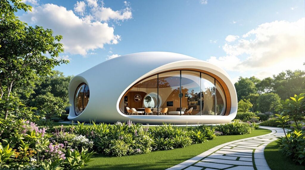 quirky dome house design