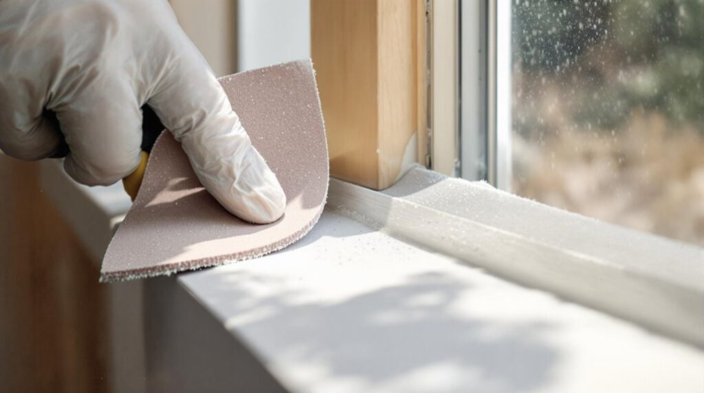 sanding caulk for finish