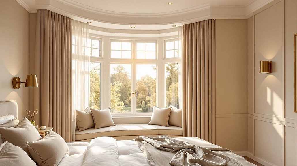 strategic bay window lighting