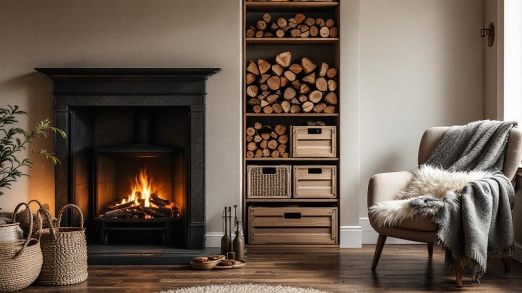 stylish wood storage containers