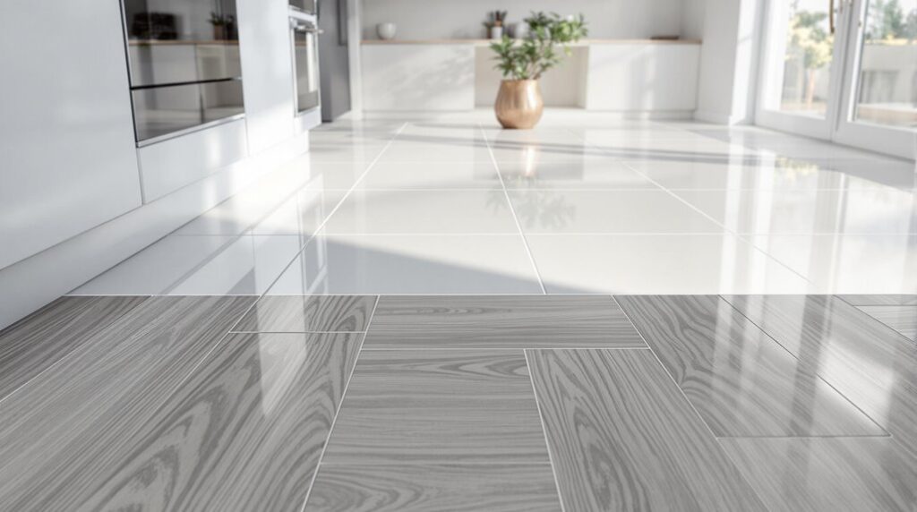 vinyl flooring over tiles