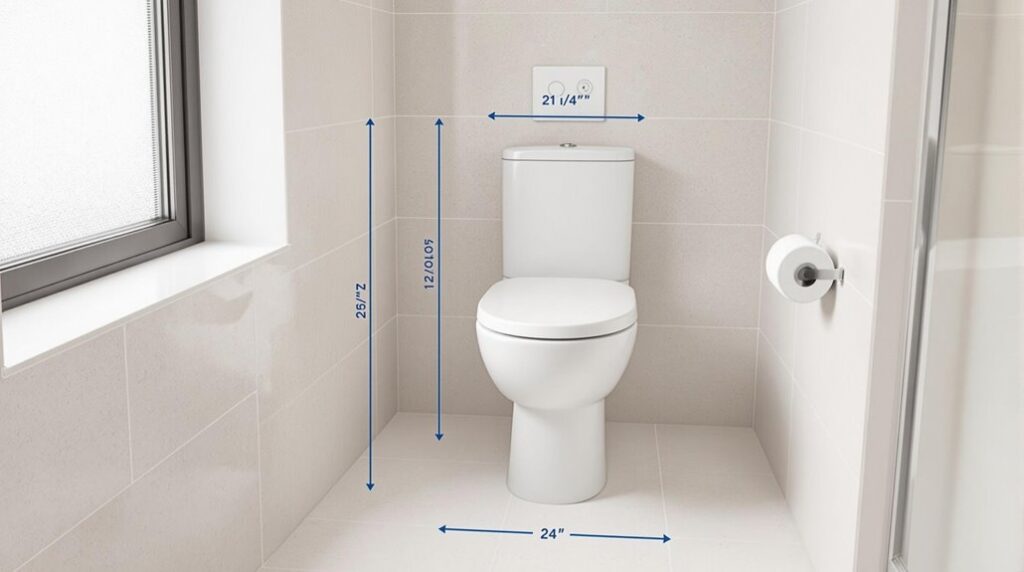 bathroom space regulations uk