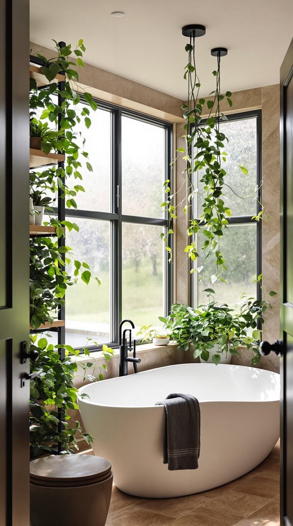 biophilic bathroom design elements