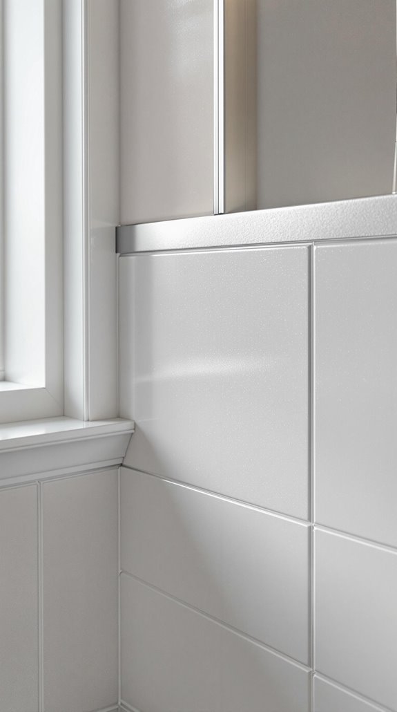 choosing bathroom corner trim