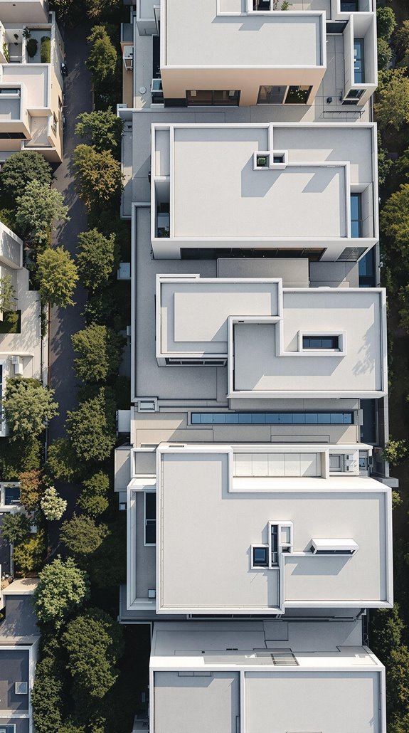 clean lines modern architecture