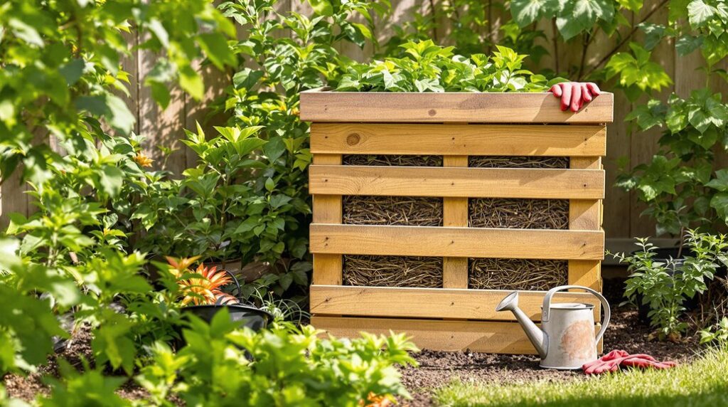 compost bin garden hacks