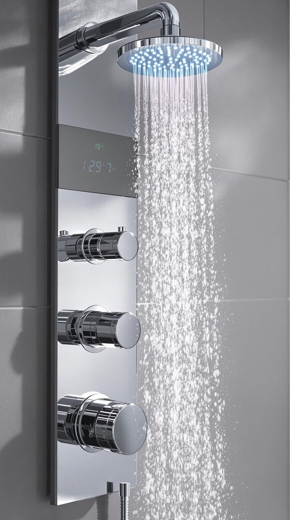 consistent temperature control shower