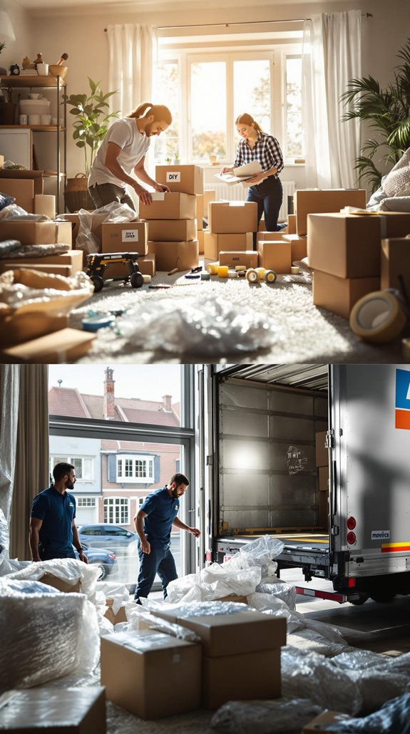 diy vs professional movers