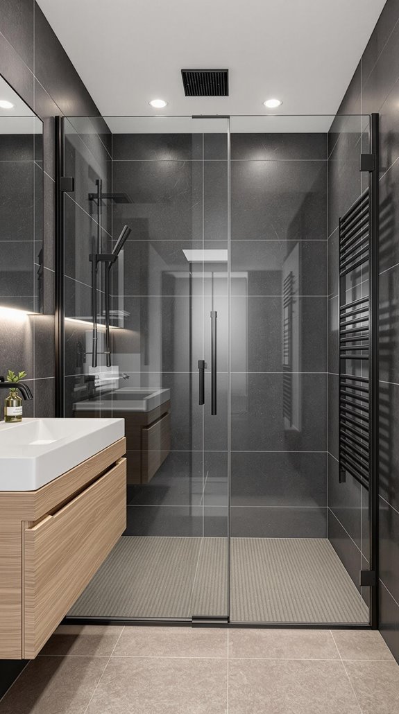durable stylish shower materials
