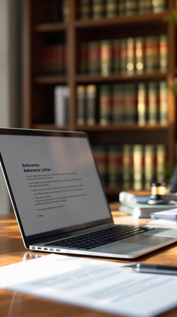 essential components of reference letters