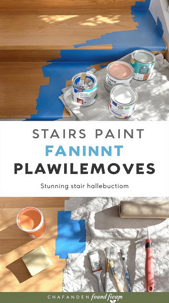 essential stair painting tools