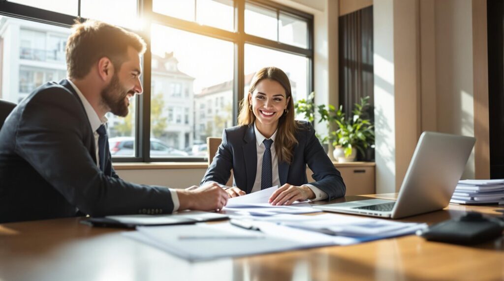 estate agents post offer actions
