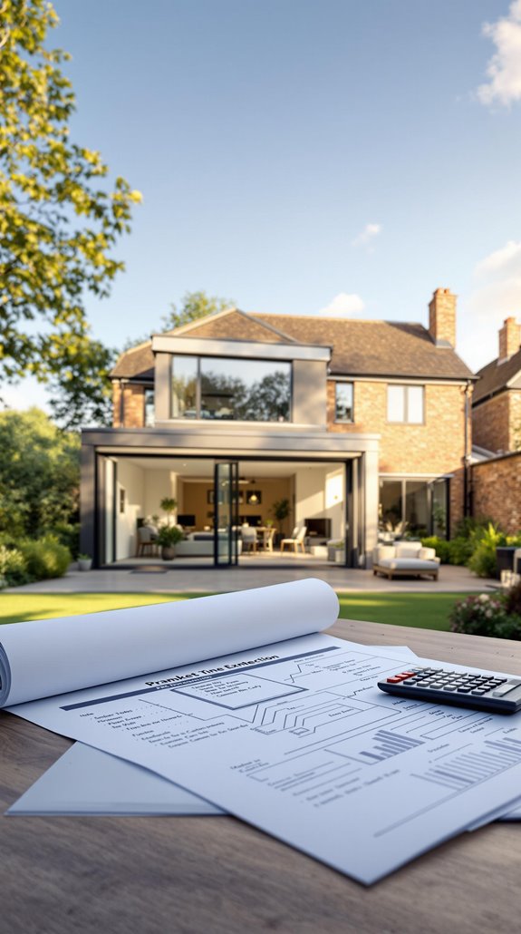 extension costs by size