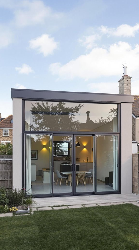 flat roof extension limitations