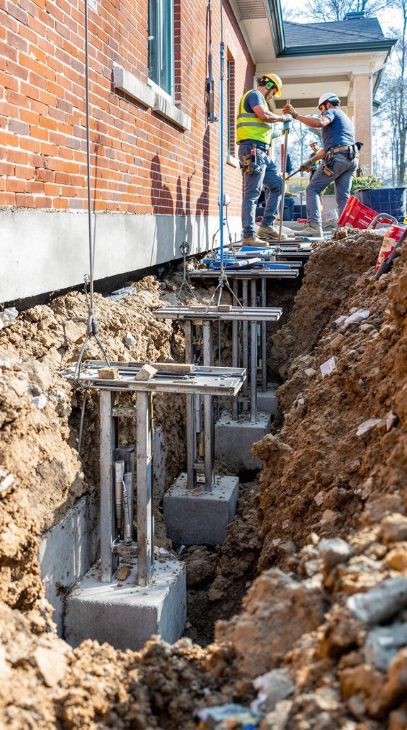 foundation strengthening through underpinning
