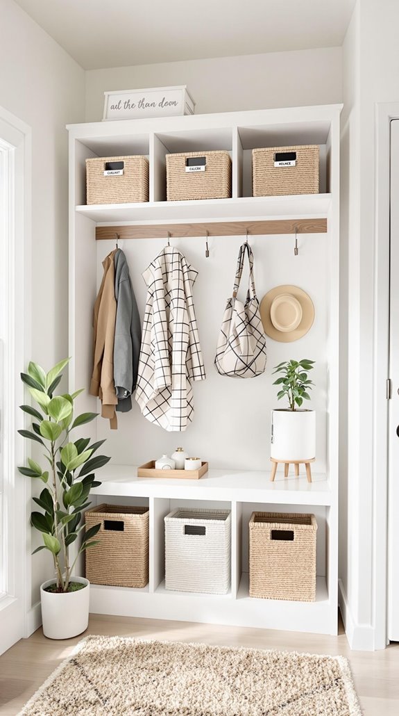 functional mudroom storage solutions