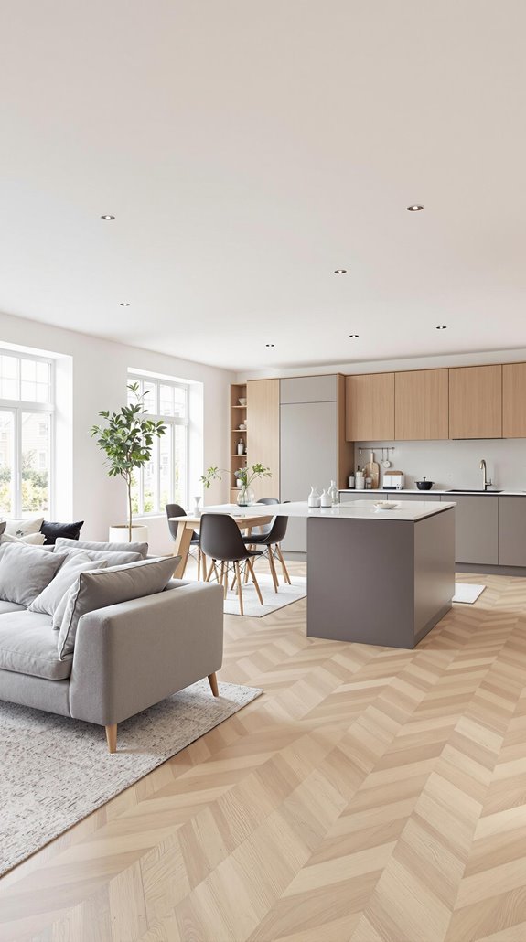 functional open plan design