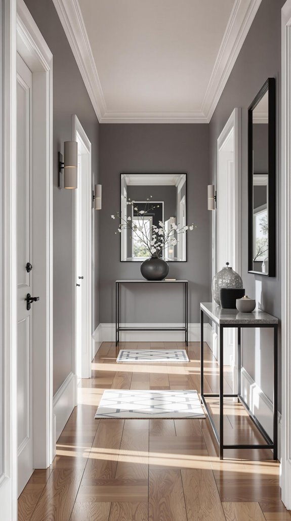 grey and white elegance