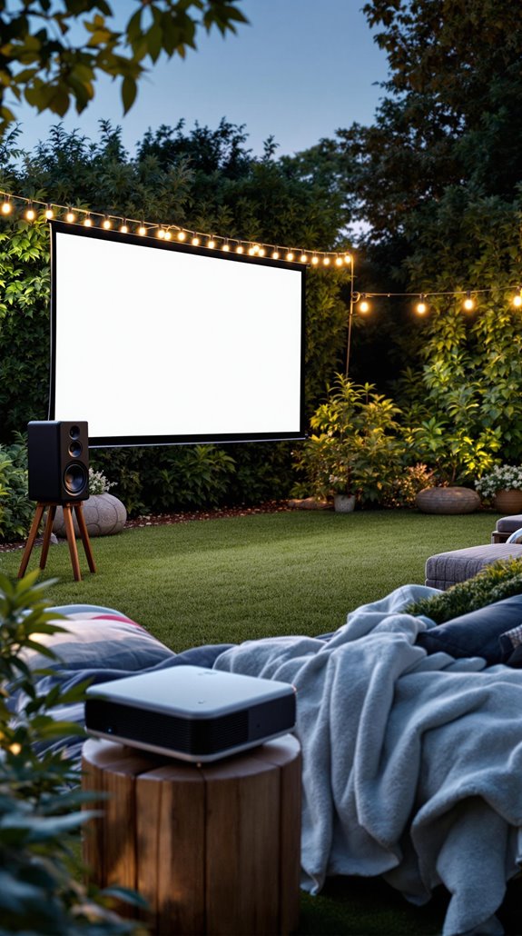 immersive outdoor cinema setup