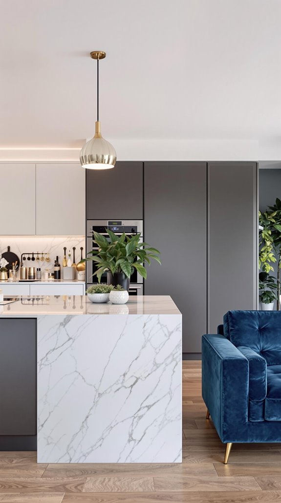 kitchen island social hub
