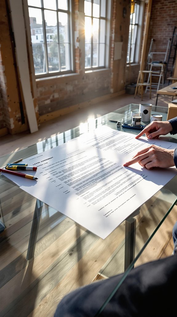 lease agreement alteration restrictions