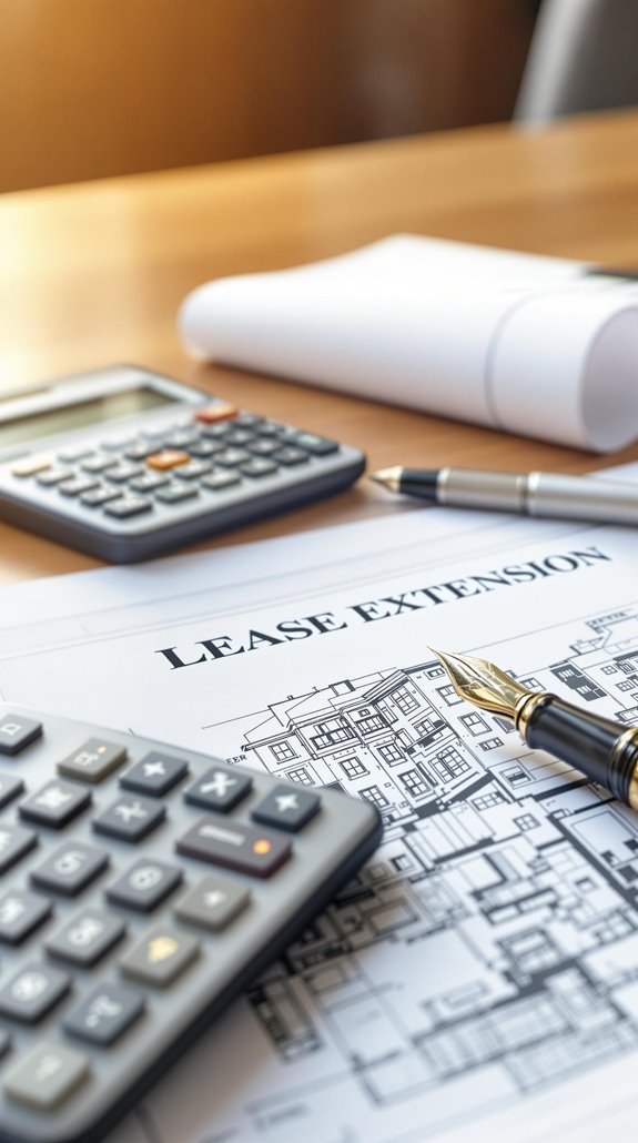 lease extension cost breakdown