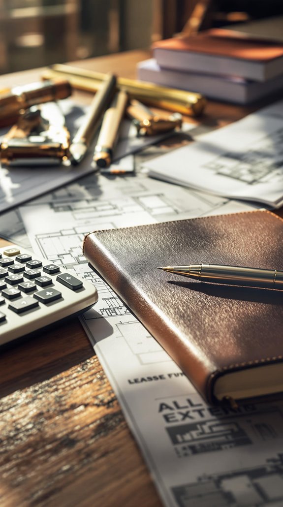 lease extension professional fees