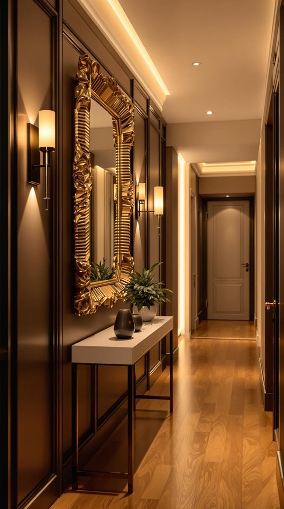 lighting and mirror placement