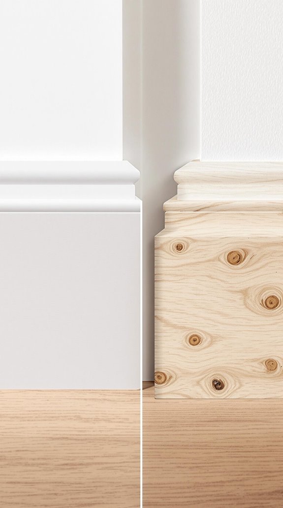 mdf versus pine characteristics