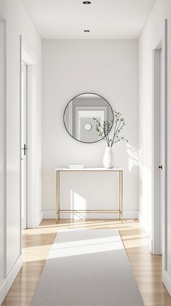 minimalist hallway design tips