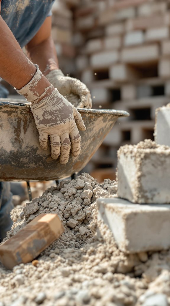 mixing errors weaken wall strength